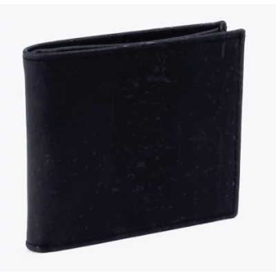 Slim wallet with coin holder (black)