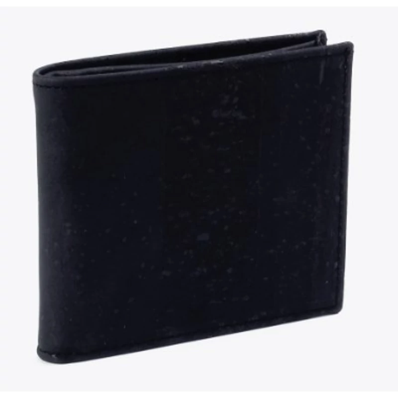 Slim wallet with coin holder (black)